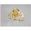 10K, 14K or 18K Gold Ladies Ring, Citrine, R162