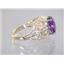 10K, 14K or 18K Gold Ladies Ring, Amethyst, R162
