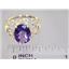 10K, 14K or 18K Gold Ladies Ring, Amethyst, R162