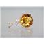 P087, Citrine 14k Gold Pendant