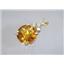 P087, Citrine 14k Gold Pendant