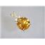 P087, Citrine 14k Gold Pendant