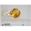 P087, Citrine 14k Gold Pendant