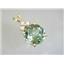 P087, Green Amethsyt 14k Gold Pendant