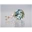 P087, Green Amethsyt 14k Gold Pendant