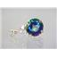 P087, Mystic Fire Topaz 14k Gold Pendant