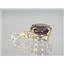 P087, Smoky Quartz 14k Gold Pendant