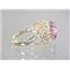10K, 14K or 18K Gold Ladies Ring, Pure Pink Topaz, R162