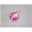 P088, Pure Pink Topaz 14K Gold Pendant