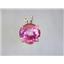 P088, Pure Pink Topaz 14K Gold Pendant