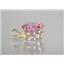 P088, Pure Pink Topaz 14K Gold Pendant
