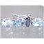 SB001, Aquamarine, 925 Sterling Silver Bracelet