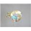 P088, Mercury Mist Topaz 14K Gold Pendant