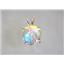 P088, Mercury Mist Topaz 14K Gold Pendant