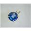P088, Neptune Garden Topaz 14K Gold Pendant