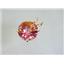 P089, Twilight Fire Topaz 14K Gold Pendant