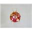 P089, Twilight Fire Topaz 14K Gold Pendant