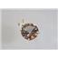P089, Smoky Quartz 14K Gold Pendant