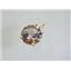 P089, Smoky Quartz 14K Gold Pendant