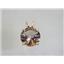 P089, Smoky Quartz 14K Gold Pendant
