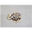 P089, Smoky Quartz 14K Gold Pendant