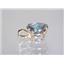 P089, Mystic Fire Topaz 14K Gold Pendant