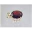 P089, Mozambique Garnet 14K Gold Pendant