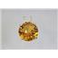 P089, Citrine 14K Gold Pendant