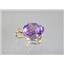 P089, Amethyst 14K Gold Pendant