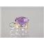 P089, Amethyst 14K Gold Pendant