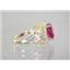 10K, 14K or 18K Gold Ladies Ring, Created Ruby, R162