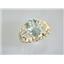 10K, 14K or 18K Gold Ladies Ring, Green Amethyst, R162