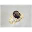 10K, 14K or 18K Gold Ladies Ring, Smoky Quartz, R162