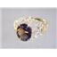 10K, 14K or 18K Gold Ladies Ring, Smoky Quartz, R162