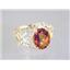 10K, 14K or 18K Gold Ladies Ring, Twilight Fire Topaz, R162