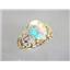 10K, 14K or 18K Gold Ladies Ring, Mercury Mist Topaz, R162