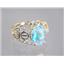 10K, 14K or 18K Gold Ladies Ring, Mercury Mist Topaz, R162