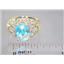10K, 14K or 18K Gold Ladies Ring, Mercury Mist Topaz, R162