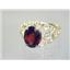 10K, 14K or 18K Gold Ladies Ring, Mozambique Garnet, R162
