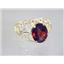 10K, 14K or 18K Gold Ladies Ring, Mozambique Garnet, R162