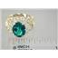 10K, 14K or 18K Gold Ladies Ring, Russian Nanocrystal Emerald, R162