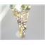 10K, 14K or 18K Gold Angel Ring, Green Amethyst, R154