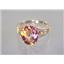 10K, 14K or 18K Gold Ladies Ring, Twilight Fire Topaz, R139