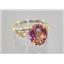 10K, 14K or 18K Gold Ladies Ring, Twilight Fire Topaz, R139