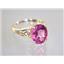 10K, 14K or 18K Gold Ladies Ring, Pure Pink Topaz, R139