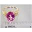 10K, 14K or 18K Gold Ladies Ring, Pure Pink Topaz, R139