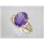 10K, 14K or 18K Gold Ladies Ring, Amethyst, R139