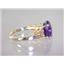 10K, 14K or 18K Gold Ladies Ring, Amethyst, R139