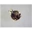 P088, Smoky Quartz 14K Gold Pendant
