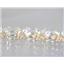 B003, Silver Topaz Gold Bracelet